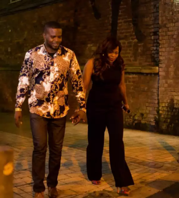 Funke Akindele And Husband Step Out In Style (Photo)